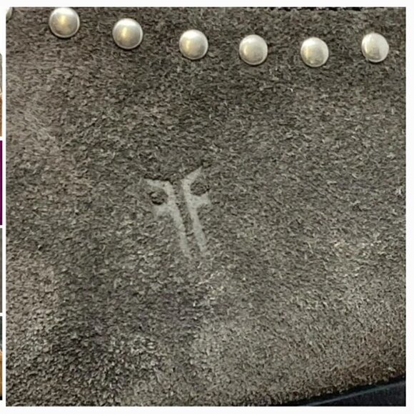 Frye Erica Suede Studded Pointed Toe Oxford Shoes - Size 7 - Picture 8 of 9